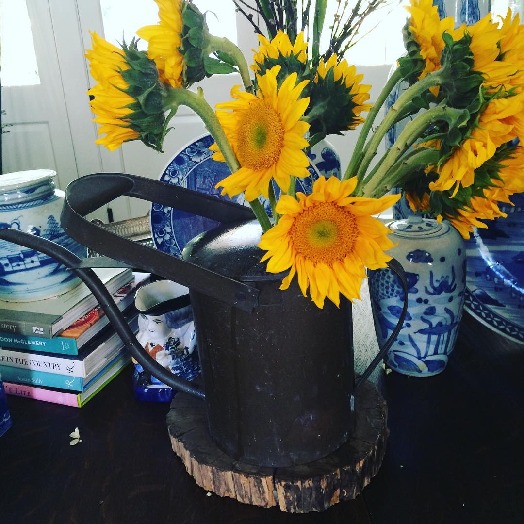 Not everybody would appreciate this vintage estate sale watering can as a birthday gift, but I think my garden-loving friend Susie will