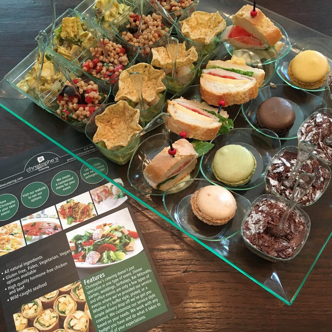 We just finished up the food tasting for the Atlanta launch of at @poncecitymarket on May 15th. All of this delish food will be brought to us from @christophestogo @lizlapiduspr @foxtale_book_shoppe