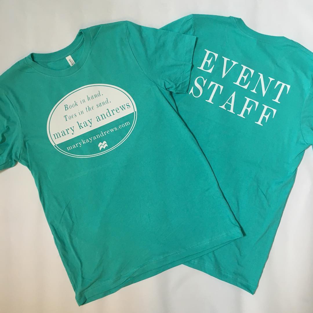 If you are coming my honkin' big launch party on Sunday, just look for friendly faces wearing these shirts to help you park and get to the event space. Shoutout to @funkycoolthreads for doing the shirts- she does some really cute stuff so check her out
